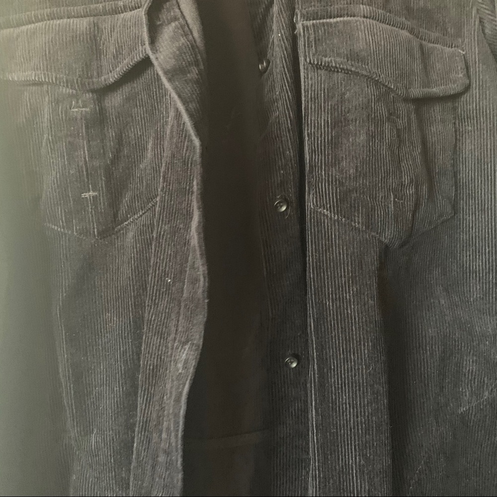 Zara Long Corduroy Overshirt Jacket - Picture 10 of 12